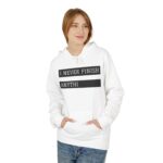 "I Never Finish Anything" Funny Sarcastic Pullover Hoodie